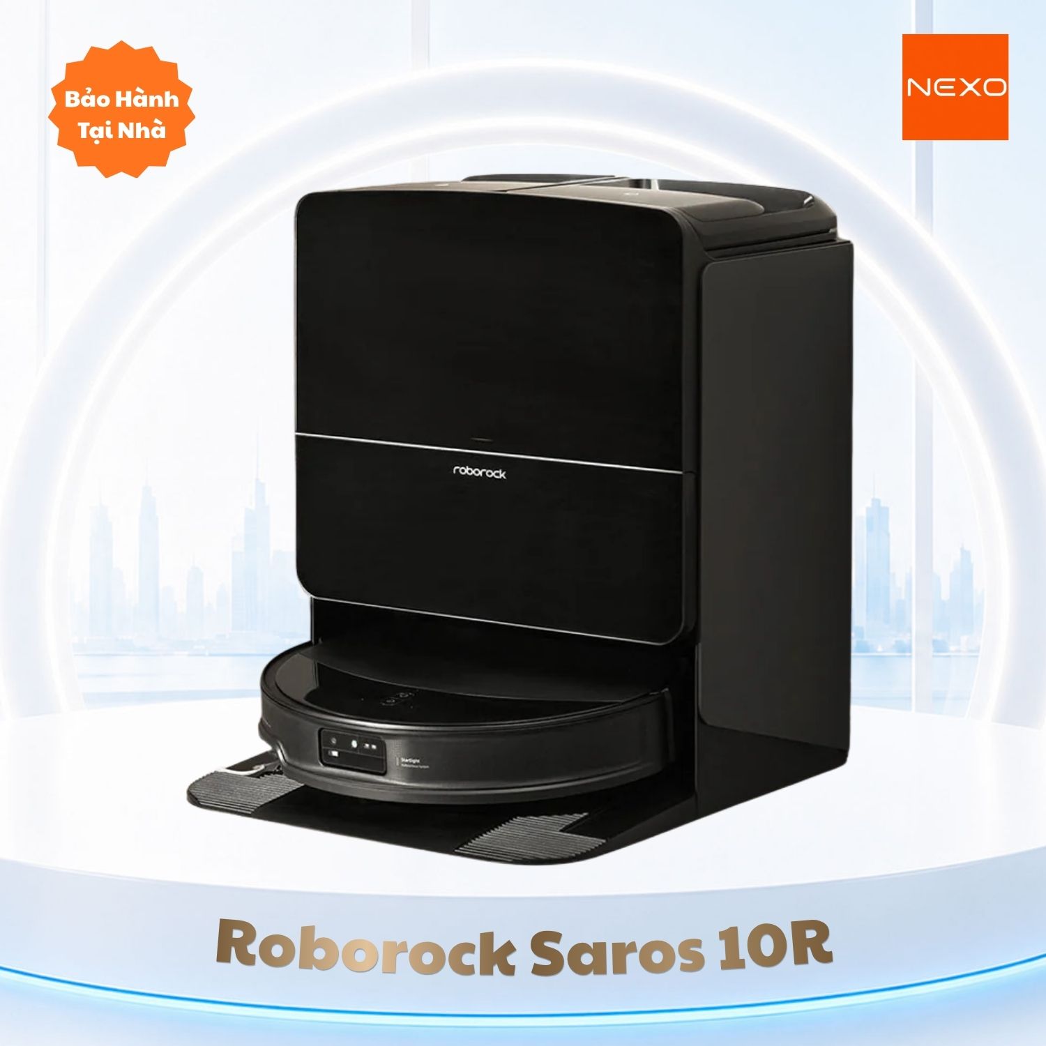 Robot hút bụi lau nhà Roborock Saros 10R – Bản Quốc Tế