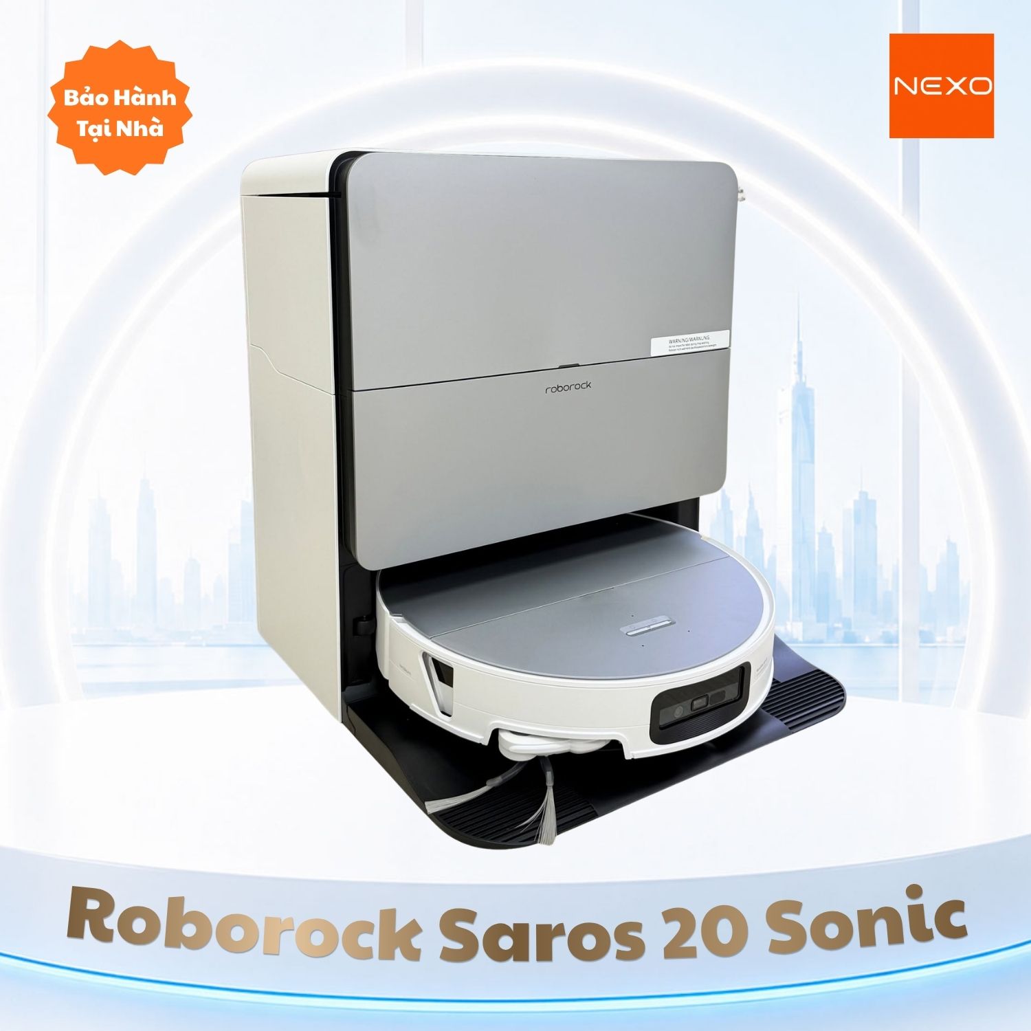 Robot hút bụi lau nhà Roborock Saros 20 Sonic –  Bản Quốc Tế