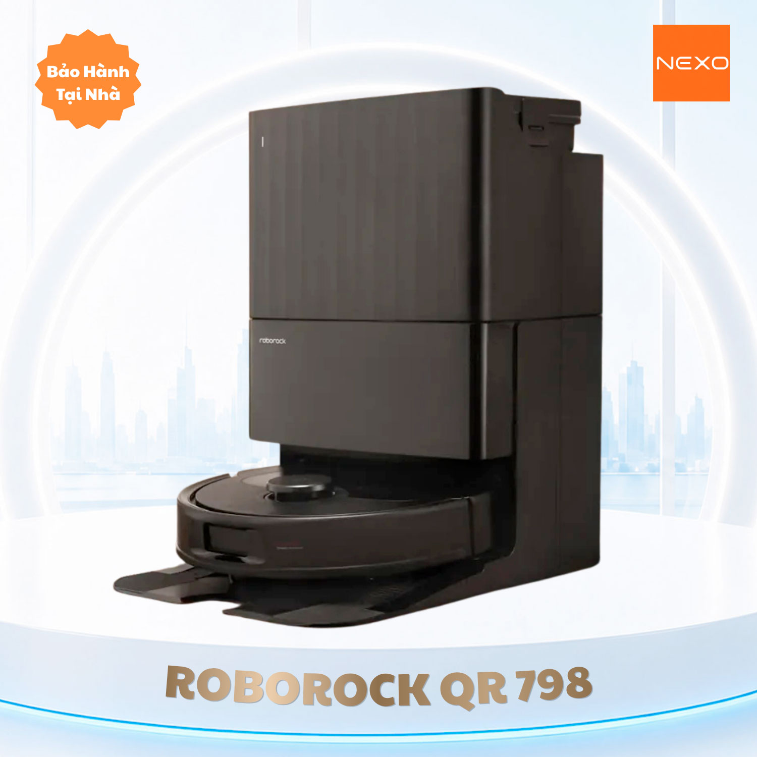 Robot hút bụi lau nhà Roborock QR 798 – Bản Quốc Tế