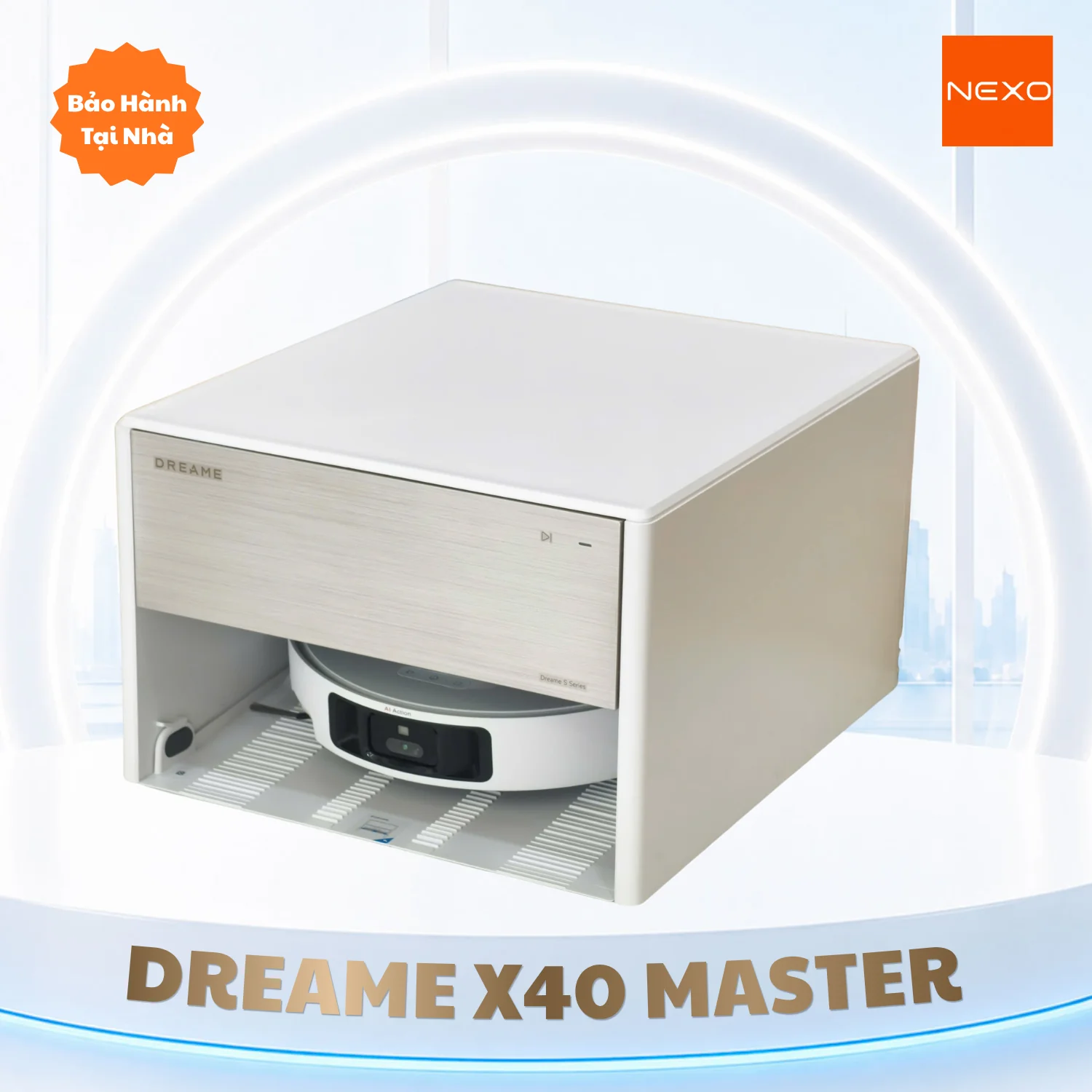 Robot hút bụi lau nhà Dreame X40 Master – Bản Quốc Tế