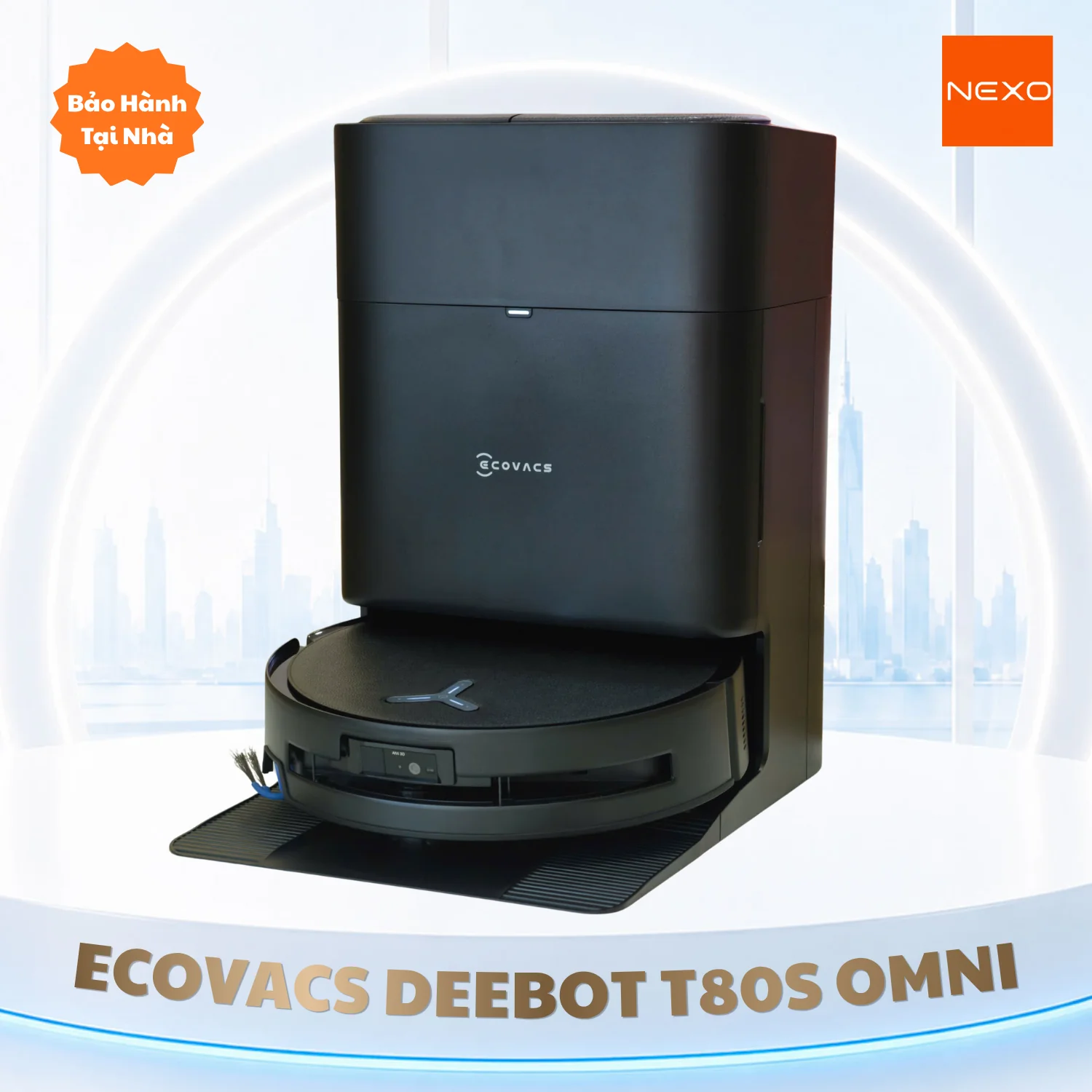 Robot hút bụi lau nhà Ecovacs Deebot T80S Omni – Bản Quốc Tế