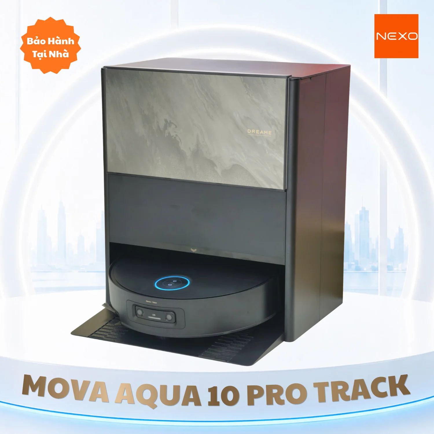 Robot hút bụi lau nhà Dreame Aqua 10 Pro Track – Bản Quốc Tế