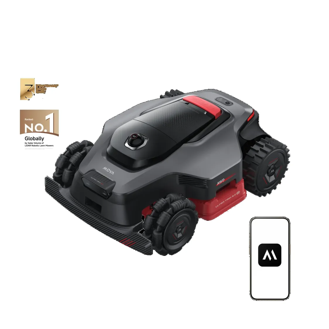 Robot Cắt Cỏ MOVA LiDAX™ Ultra AWD