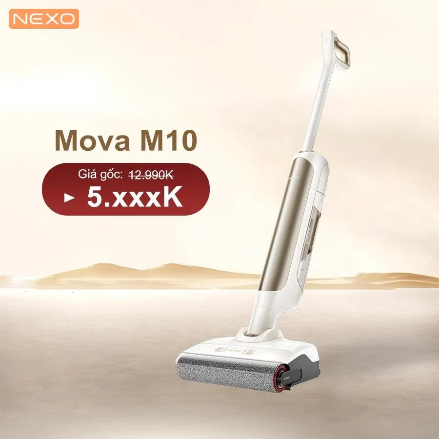 Máy hút bụi lau nhà cầm tay Mova M10 – Hàng Chính Hãng