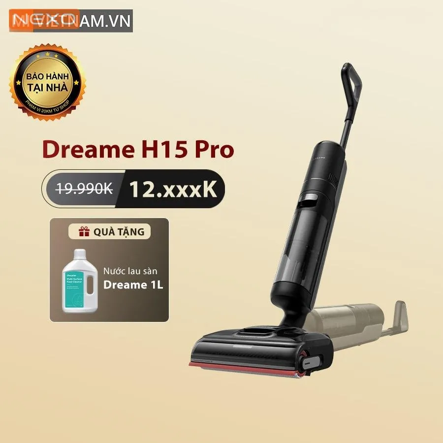 Máy hút bụi lau nhà khô và ướt Dreame H15 Pro – Hàng chính hãng