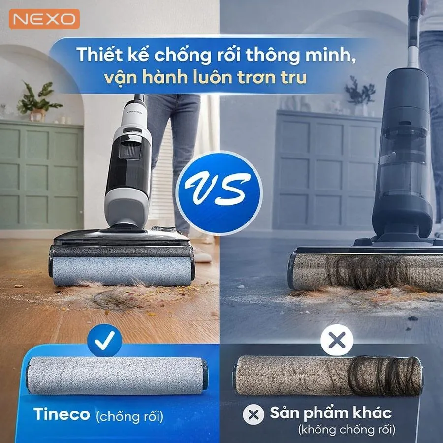 Máy hút bụi lau sàn khô ướt Tineco Floor One S6 Stretch Max – Bản Quốc Tế