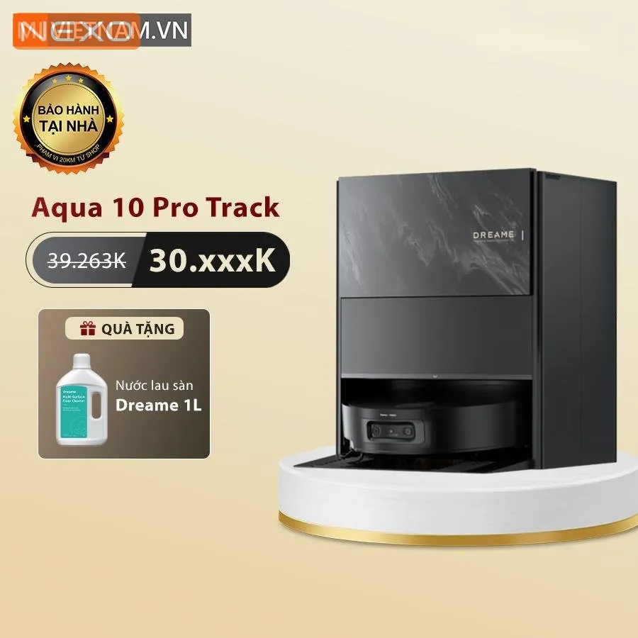 Robot hút bụi lau nhà Dreame Aqua 10 Pro Track – Bản Quốc Tế