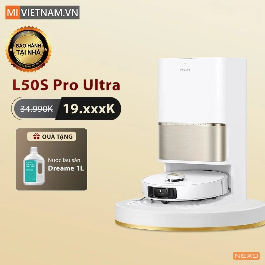 Robot hút bụi lau nhà Dreame L50s Pro Ultra – Bản Quốc Tế
