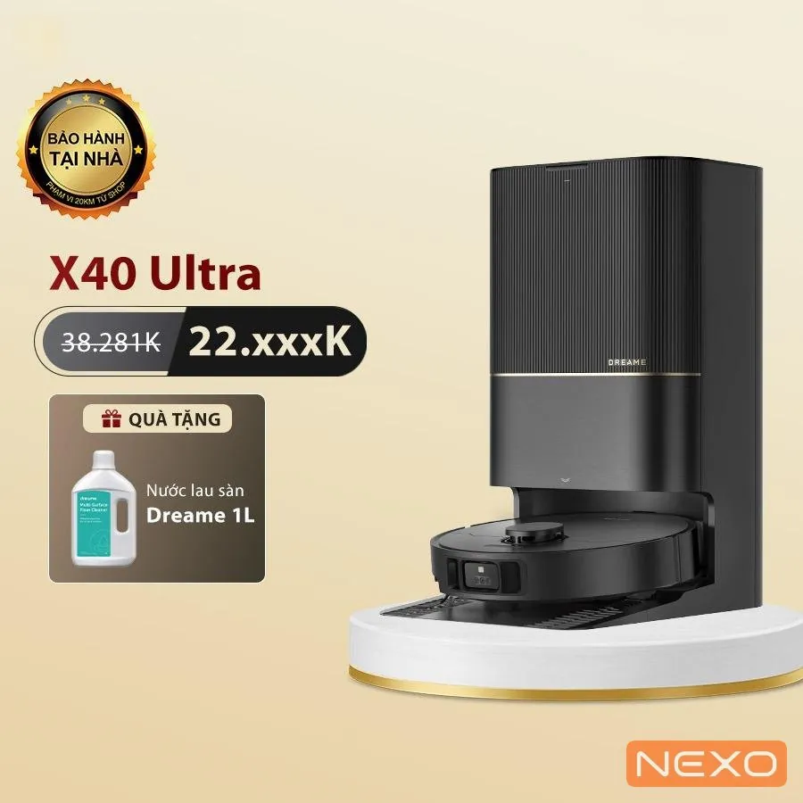 Robot hút bụi lau nhà Dreame X40 Ultra – Bản Quốc Tế