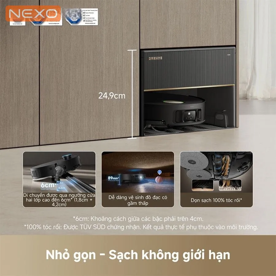 Robot hút bụi lau nhà Dreame X50 Master – Bản Quốc Tế