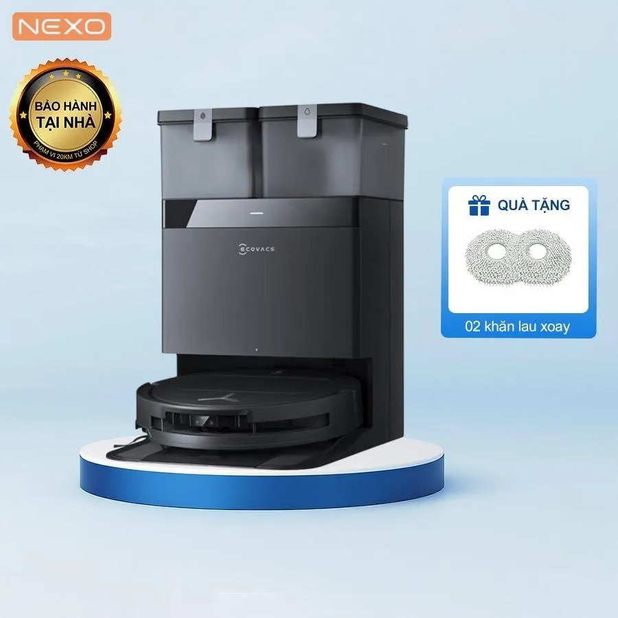 Robot hút bụi lau nhà Ecovacs Deebot T50 Pro Omni Gen 2 – Bản Quốc Tế