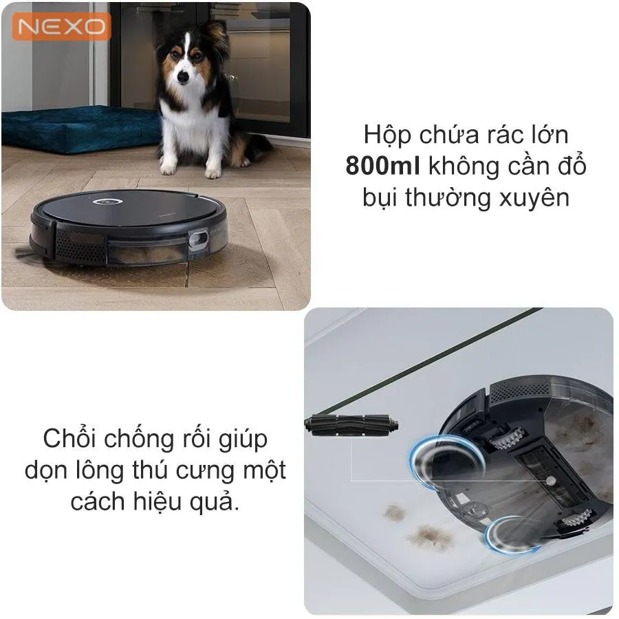 Robot hút bụi lau nhà Ecovacs Deebot U2 Pro – Bản Quốc Tế