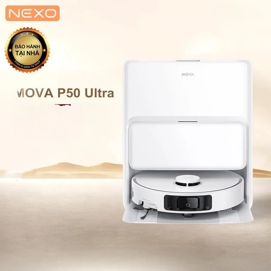 Robot hút bụi lau nhà Mova P50 Ultra – Hàng Chính Hãng