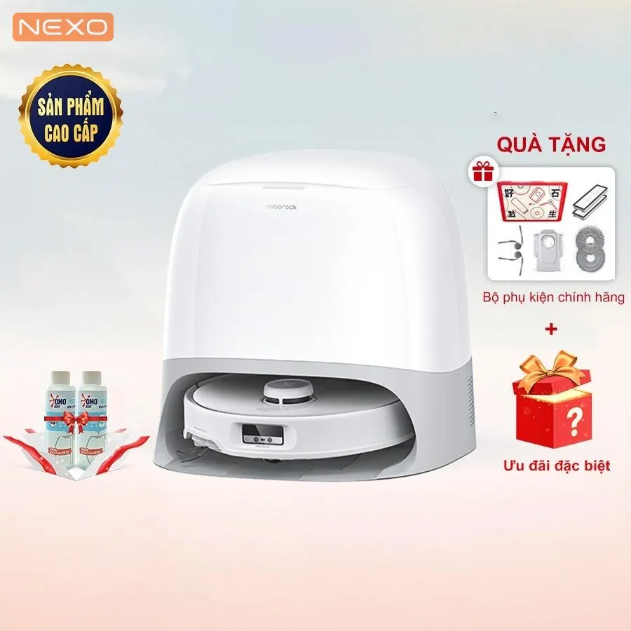 Robot hút bụi lau nhà Roborock Q Revo Curv – Bản Quốc Tế