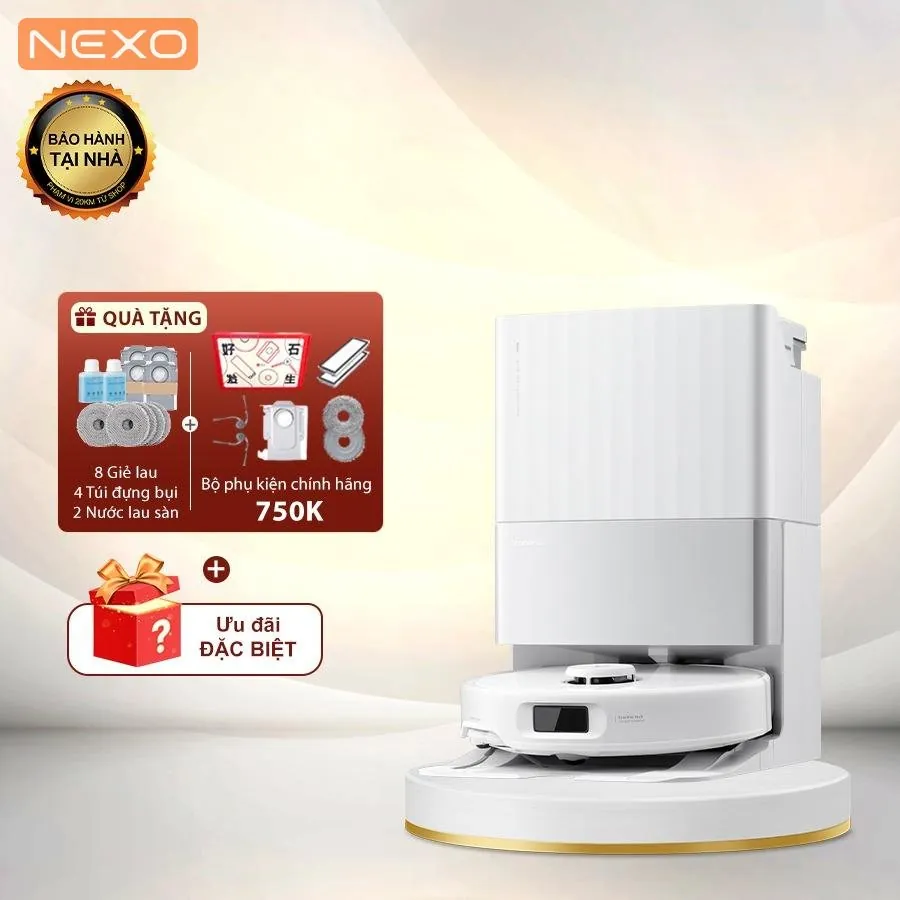 Robot hút bụi lau nhà Roborock Qrevo Edge 5V1 – Bản Quốc Tế
