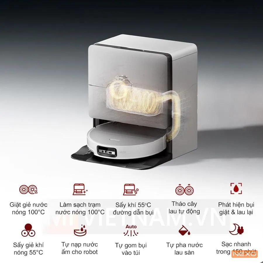 Robot hút bụi lau nhà Roborock Saros 20 Sonic –  Bản Quốc Tế
