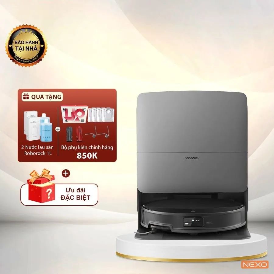 Robot hút bụi lau nhà Roborock Saros 20 –  Bản Quốc Tế